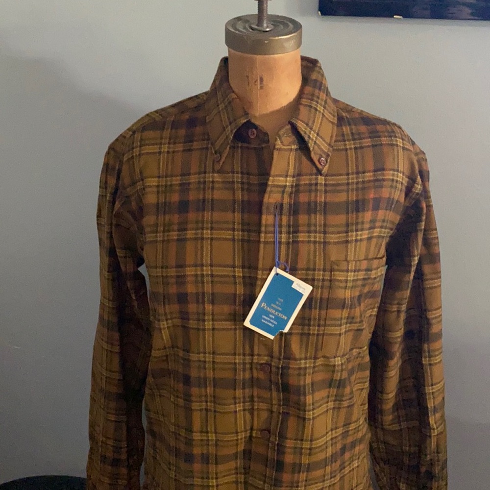 Vintage Pendleton Virgin wool shirt with original tags